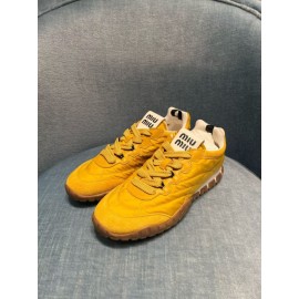Tyre Technical Fabric And Suede Sneakers - Color : Topaz