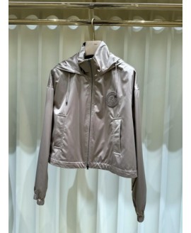 Fendi Windbreaker Brown Tech Silk Windbreaker Jacket