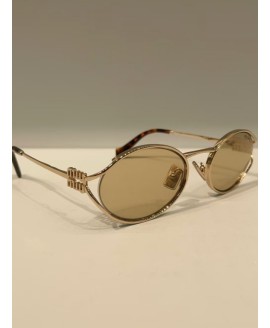 Miu Miu Logo sunglasses - Color Loden Lenses