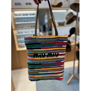 Crochet Tote Bag - COLOR: Multicolored