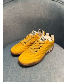 Tyre Technical Fabric And Suede Sneakers - Color : Topaz