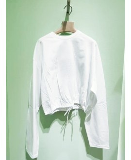 Long-Sleeved Jersey T-Shirt - Color White