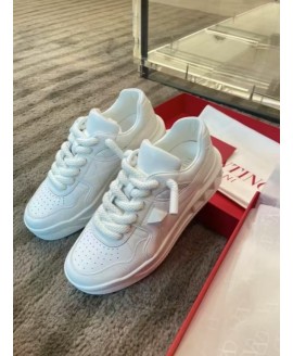 One Stud XL Trainer In Nappa Leather - Colour : White