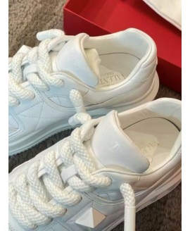 One Stud XL Trainer In Nappa Leather - Colour : White